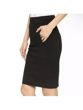 Diane Von Furstenberg Black Pencil Skirt
